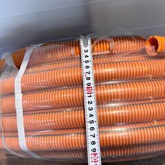  MIRAI ミライ 未来工業 ミラフレーキ CD MFCD-28  PF 単層波付管 30m コンクリート埋没専用管 オレンジ 2個セットの画像