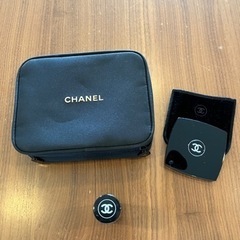 お得　シャネル　CHANEL  ポーチ　ミラー　コスメセット