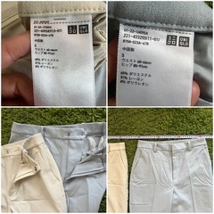 【美品】UNIQLO ストレート　スラックス　サイズSの画像
