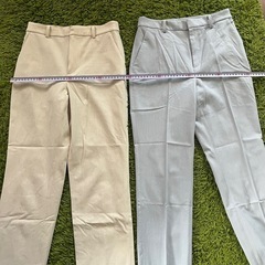 【美品】UNIQLO ストレート　スラックス　サイズSの画像
