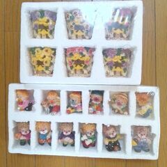 インテリア　フラワーポットセット　可愛いピエロ10ポーズセット　...