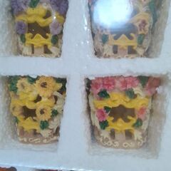 インテリア　フラワーポットセット　可愛いピエロ10ポーズセット　2箱セット　陶器　未使用　の画像