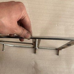 原付　バイク　オートバイ　自転車　延長キャリア　オーバーキャリア　デリバリー　運搬　積載アップにの画像