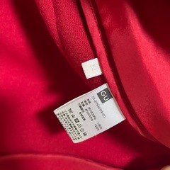 未使用　赤のダッフルコート　150センチ　の画像