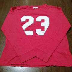 PAIR MANON ロングTシャツ　150　RED