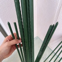 家庭菜園 支柱 洋ラン線 つる野菜用ネット ビニールタイの画像