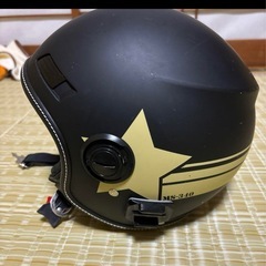 MS-340 マットブラック ヘルメットの画像