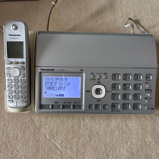 Panasonicf FAX付き電話機