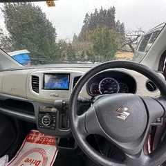 ３０万円スズキ ワゴンR 平成25年 (2013) – 走行距離わずか46,000km – ピンク色 🎀✨の画像