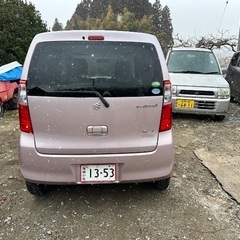 ３０万円スズキ ワゴンR 平成25年 (2013) – 走行距離わずか46,000km – ピンク色 🎀✨の画像