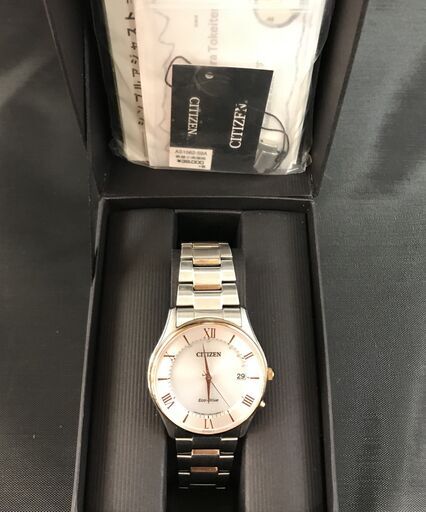 CITIZEN　エコドライブ　電波ソーラー　AS1062ー59A　シチズン