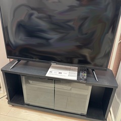 ハイビジョンテレビ32型 2020年製＆テレビ台の画像