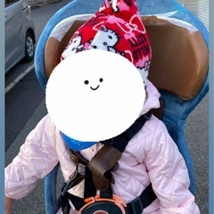 前タイヤ交換済み！子供乗せ付き自転車26インチの画像