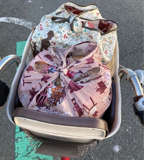 子供乗せ付き自転車26インチ