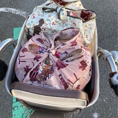 前タイヤ交換済み！子供乗せ付き自転車26インチの画像