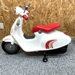 ジャンク Romana *ミズタニ 電動バイク スクーター玩具 ロマーナ 電動スクーター アンティークバイク インテリア 通電確認済 修理要 の画像