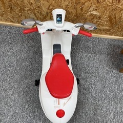 ジャンク Romana *ミズタニ 電動バイク スクーター玩具 ロマーナ 電動スクーター アンティークバイク インテリア 通電確認済 修理要 の画像