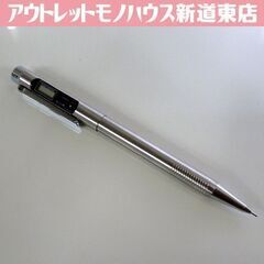 レア 昭和レトロ プラチナ万年筆 時計付き シャープペンシル 0...
