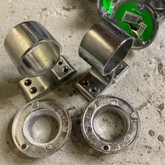 10個セット 杉田エース ゲンコ通 ソケット 横受 クローム ②の画像