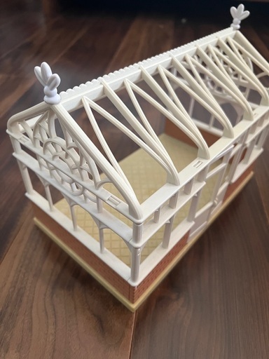 シルバニア コンサバトリー サンルーム と色々小物もファミリー人形も