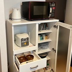 【ハイタイプ】キッチンボード　幅80cm　