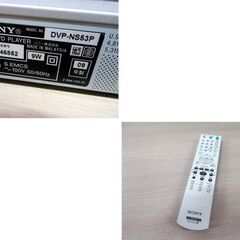ソニー CD/DVDプレーヤー DVP-NS53P 2009年製 リモコン付き 再生機器 SONY 苫小牧西店の画像