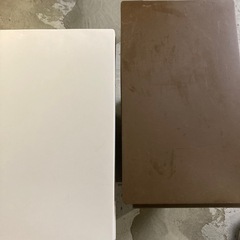 除菌済 2個セット ゴミ箱 ペダル式 茶 白 ②の画像