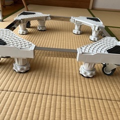 洗濯機　冷蔵庫　置き台　キャスター 8足4輪 　　 の画像