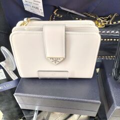 PRADA　サフィアーノ　コンパクトウォレット　箱・タグ・取説セ...