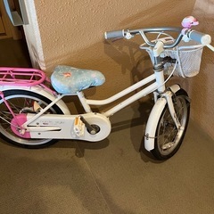 子ども用自転車（前輪パンク、幼児用）女の子