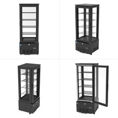 RIT 4面ガラス冷蔵ショーケース (片面扉) 【RITS-98】の画像