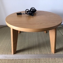 1人用丸型こたつ　60×60