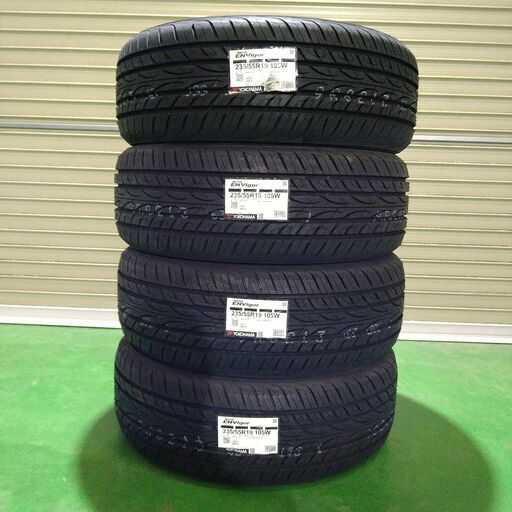 ●新品２０２５年製　ヨコハマタイヤ　AVID エンビガー　235/55R19　4本セット●作業工賃込み●