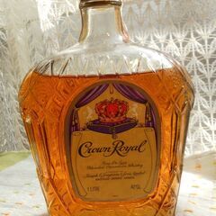 ★クラウン ローヤル 巾着袋 箱付  1000ml/1L 40%...