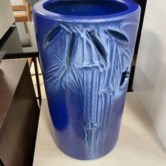 傘立て　No.1148　ブルー　陶器　【リサイクルショップどりー...