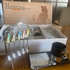 コーヒーセット&スプーンスタンド付5客セットの画像