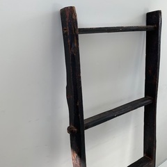 古家具　ディスプレイ用梯子【骨董品】の画像