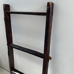古家具　ディスプレイ用梯子【骨董品】の画像