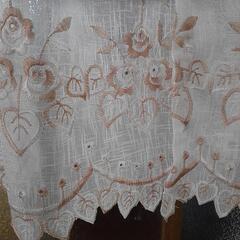 突っ張り棒付きカフェカーテンの画像