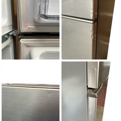 〖倉庫保管品〗　中古　Panasonic　パナソニック　冷蔵庫　2ドア　右開き　NR-B250T　248L　2019年製の画像