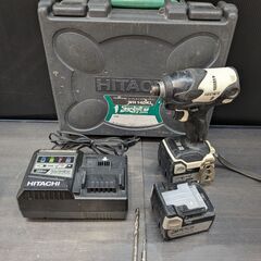 【中古】日立　インパクトドライバ　WH14DSL2　ケース(別機...