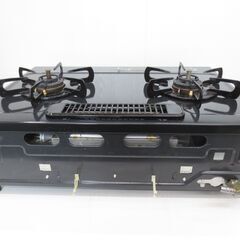 ■パロマ　グリル付きガステーブル　ガスコンロ　LPガス用　左強火　水なしグリル　IC-N30KB-L　Aの画像