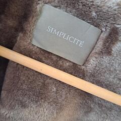 ムートン風コートの画像