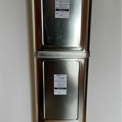 一斗缶空き缶ストッカー4個セット　食品保管　衣類保管　災害備蓄用...