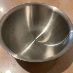 【取引先決定】【ニトリ】ステンレスボウル、ザル　2点　Lサイズの画像