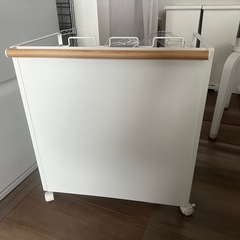 山崎実業 目隠し分別ダストワゴン(ゴミ箱) トスカ  3分別の画像