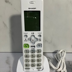 ロ 2502-108 SHARP JD-AT85 デジタルコードレス電話機 子機付き バラ売り不可 親機のみ動作確認済み 中古美品の画像