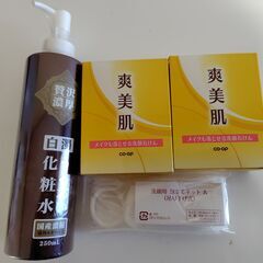 【値下げしました】※新品・未開封※洗顔石鹸・化粧水セット（泡立て...