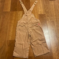 ミキハウス クマ　オーバーオール サイズ80の画像