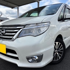 フリップダウンモニター付き☆ガソリン代 節約☆S-HYBRID入りました‼️26年式☆月々1.2万円〜分割払い可❗️車検2年付き！大人気☆ニッサン セレナ☆ 8人乗り☆SDナビ☆走行中DVD見れます☆ETC☆バックカメラ☆ドラレコ付きのフル装備☆両側電動スライドドア☆ウィンカーミラー☆フル装備☆事故修復歴無し☆車内広々三列シート‼️の画像